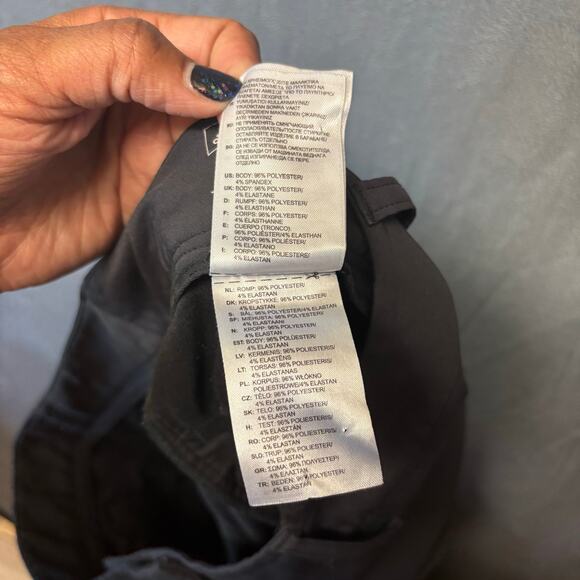 Adidas Golf Performance Trousers Zipper Pockets Womens Size 8 Preppy Windbreaker - Picture 12 of 13